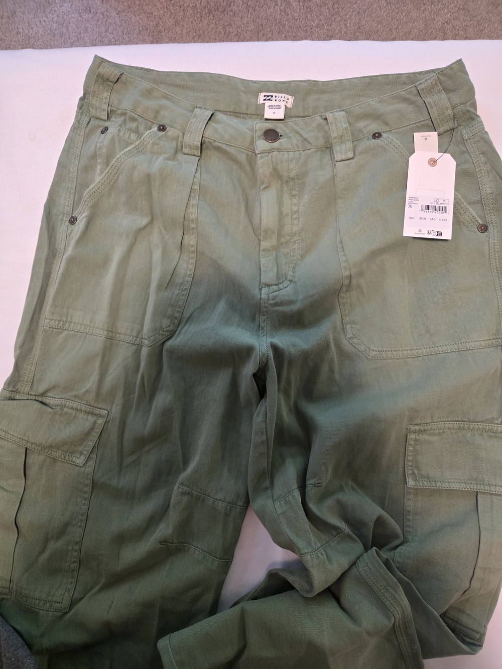 Billabong Women's Cargo Pants - Green